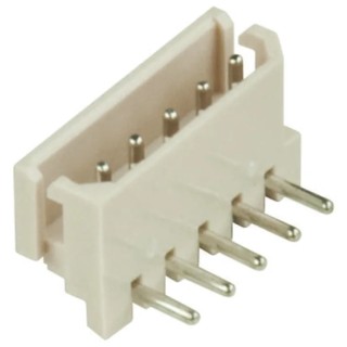 Molex SPOX Series Right Angle Through Hole PCB Header, 6 Contacts, 2.5 mm Pitch, 1 Row, Shrouded 22-05-7065