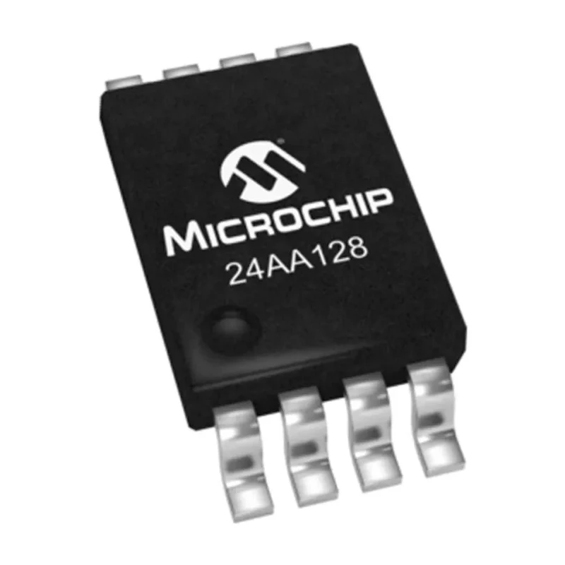 Microchip 128 kB Serial EEPROM 900 ns 8-Pin MSOP Serial-I2C 24AA128-I/MS