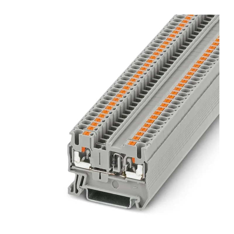 Phoenix Contact Grey Component Terminal Block 1-Level 0.14mm² to 4mm² Wire Push-in 800V 500mA 3210237