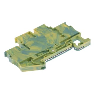 Phoenix Contact Earth Terminal Block 6kV, Yellow Green, Push-in, 2-Level, 0.14-4 mm² Wire Size PTTB 2.5-PE 3210596