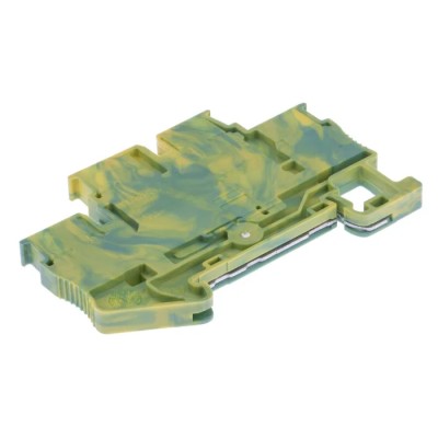 Phoenix Contact Earth Terminal Block 6kV, Yellow Green, Push-in, 2-Level, 0.14-4 mm² Wire Size PTTB 2.5-PE 3210596