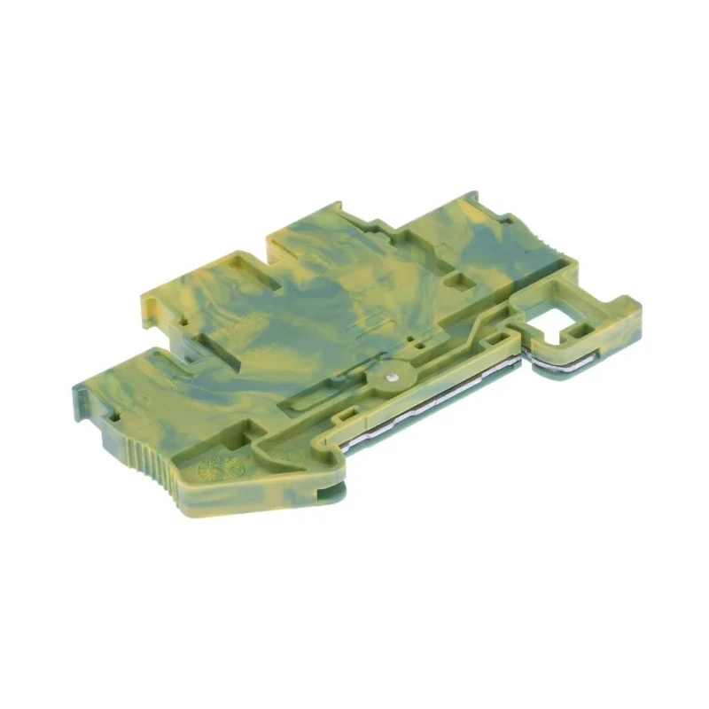 Phoenix Contact Earth Terminal Block 6kV, Yellow Green, Push-in, 2-Level, 0.14-4 mm² Wire Size PTTB 2.5-PE 3210596