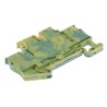Phoenix Contact Earth Terminal Block 6kV, Yellow Green, Push-in, 2-Level, 0.14-4 mm² Wire Size PTTB 2.5-PE 3210596