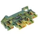 Phoenix Contact Earth Terminal Block 6kV, Yellow Green, Push-in, 2-Level, 0.14-4 mm² Wire Size PTTB 2.5-PE 3210596