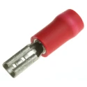 JST Red Insulated Female Spade Connector Crimp, Tab Size 2.79 x 0.8 mm, 22 AWG to 16 AWG FVDDF1.25-110A-8(S)(LF)