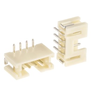JST PH Series Straight Surface PCB Header, 4 Contacts, 2 mm Pitch, 1 Row, Shrouded B4B-PH-SM4-TB(LF)(SN)
