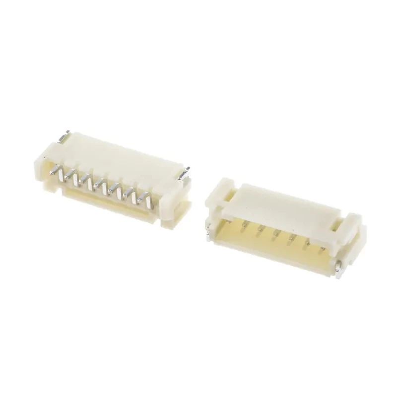 JST PH Series Right Angle Surface PCB Header 7 Contacts 2 mm Pitch 1 Row Shrouded S7B-PH-SM4-TB(LF)(SN)