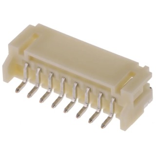 JST PH Series Right Angle Surface PCB Header Shrouded 8 Contacts 2 mm Pitch 1 Row S8B-PH-SM4-TB(LF)(SN)