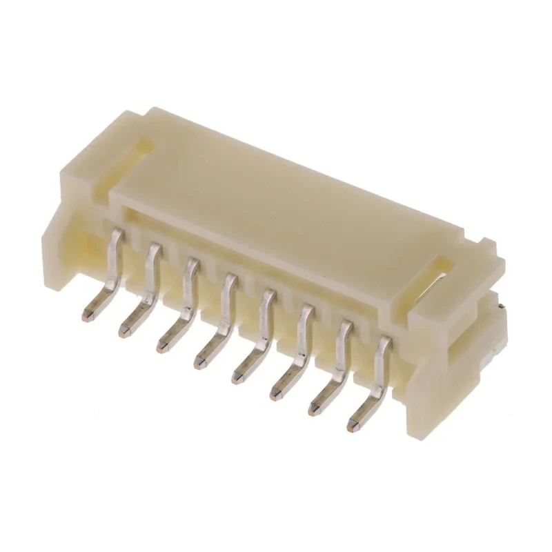 JST PH Series Right Angle Surface PCB Header Shrouded 8 Contacts 2 mm Pitch 1 Row S8B-PH-SM4-TB(LF)(SN)