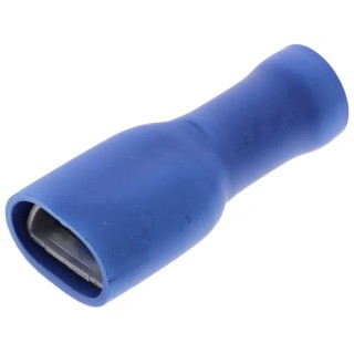 JST Blue Insulated Female Spade Connector Crimp 6.35 x 0.8 mm Tab Size 16 AWG to 14 AWG FLVDDF2-250A(PA)