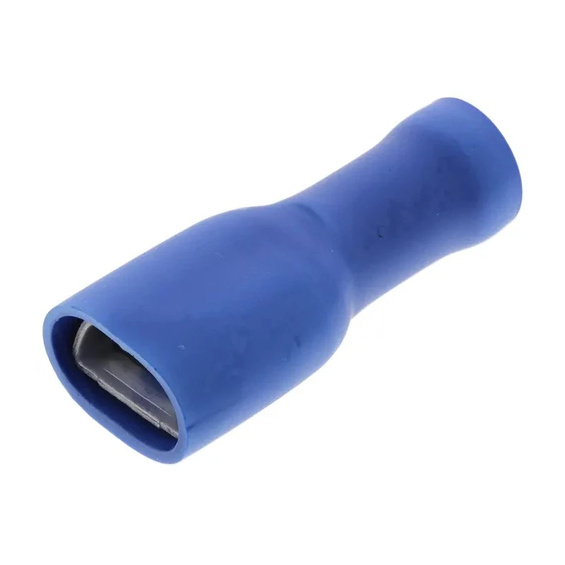 JST Blue Insulated Female Spade Connector Crimp 6.35 x 0.8 mm Tab Size 16 AWG to 14 AWG FLVDDF2-250A(PA)