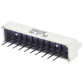 Kingbright Auto Backlit Bar Graph LED Display Green 1.25 mm 5 Segment DI-5GWB