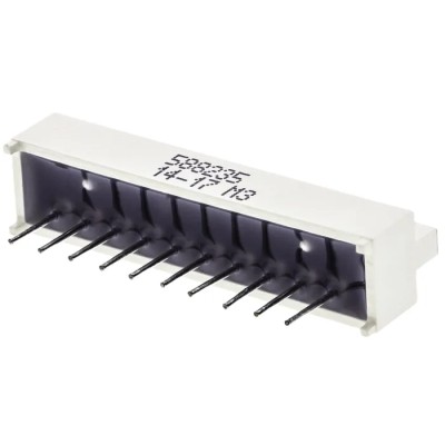 Kingbright Auto Backlit Bar Graph LED Display Green 1.25 mm 5 Segment DI-5GWB
