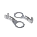JST Uninsulated Ring Terminal M6 Stud Size 18 AWG to 14 AWG Wire Size Grey LRB-2.5T-M6