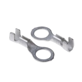 JST Uninsulated Ring Terminal M6 Stud Size 18 AWG to 14 AWG Wire Size Grey LRB-2.5T-M6