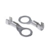JST Uninsulated Ring Terminal M6 Stud Size 18 AWG to 14 AWG Wire Size Grey LRB-2.5T-M6