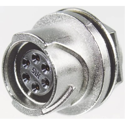 Hirose Circular Connector Miniature Panel Mount Socket Female 4 Contacts IP67, IP68 125V LF10WBR-4S