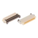 Hirose FH12 0.5 mm Pitch 20 Way Right Angle Female FPC Connector, Solder FH12