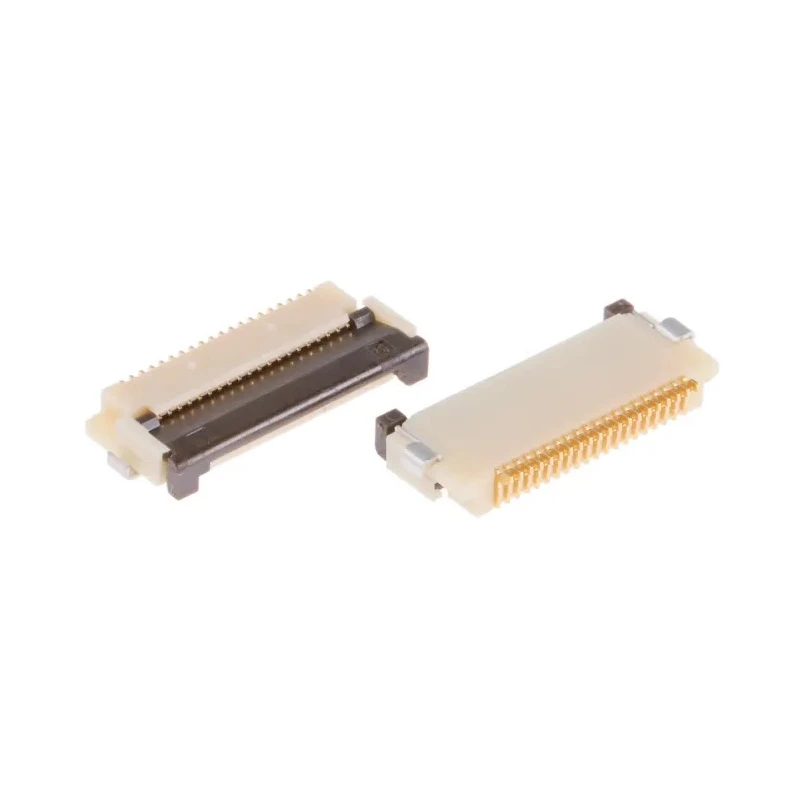 Hirose FH12 0.5 mm Pitch 20 Way Right Angle Female FPC Connector, Solder FH12