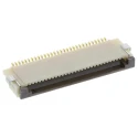 Hirose 0.5 mm Pitch 30 Way Right Angle Female FPC Connector, Solder FH12