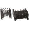 Hirose DF11 Series Right Angle Through Hole PCB Header, 8 Contacts, 2 mm Pitch, 2 Row, Shrouded