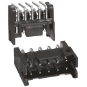 Hirose DF11 Series Right Angle Through Hole PCB Header, Shrouded, 10 Contacts, 2 mm Pitch, 2 Row DF11