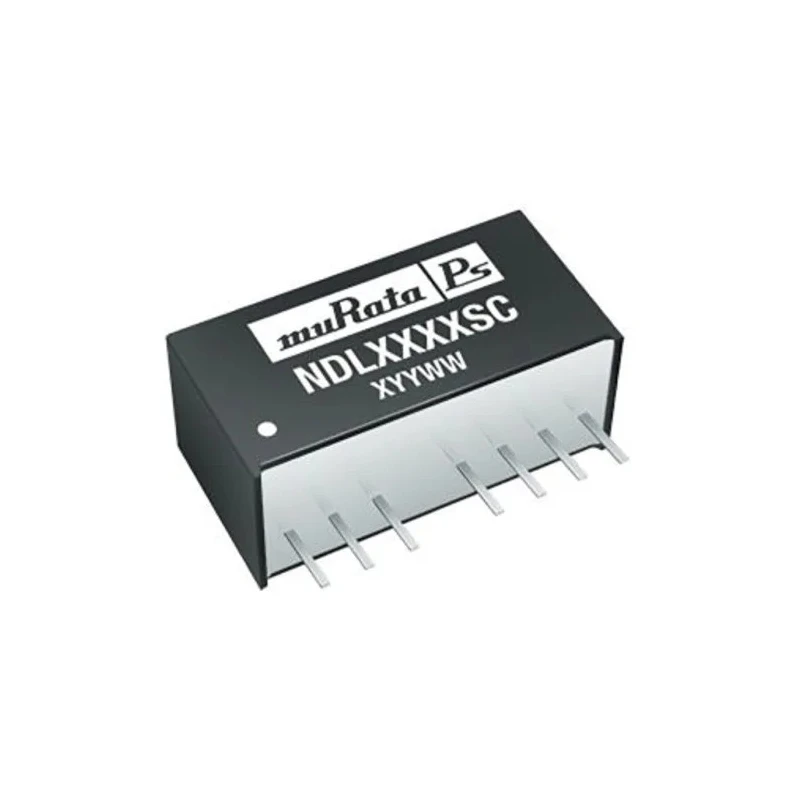 Murata Power Solutions NDL Series 1W SIP Single Output Regulated Isolated DC-DC Converter 5V DC Output, 9V–18V DC NDL1205SC