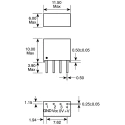 Murata Power Solutions DC/DC Converter 5V Output 4.5-5.5V Input 1W SIP Through Hole NME0524SC