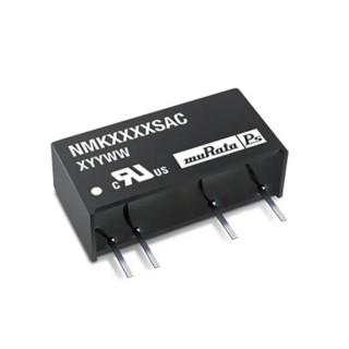 Murata Power Solutions Industrial Temperature Range DC/DC Converter SIP Package 12V DC Output 167mA 2W Through NMK0512SAC