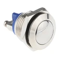 EOZ R Series Push Button Switch Momentary Panel Mount 16.2 mm Cutout SPST IP65 48 V dc 250 V ac R16DFNSTAG