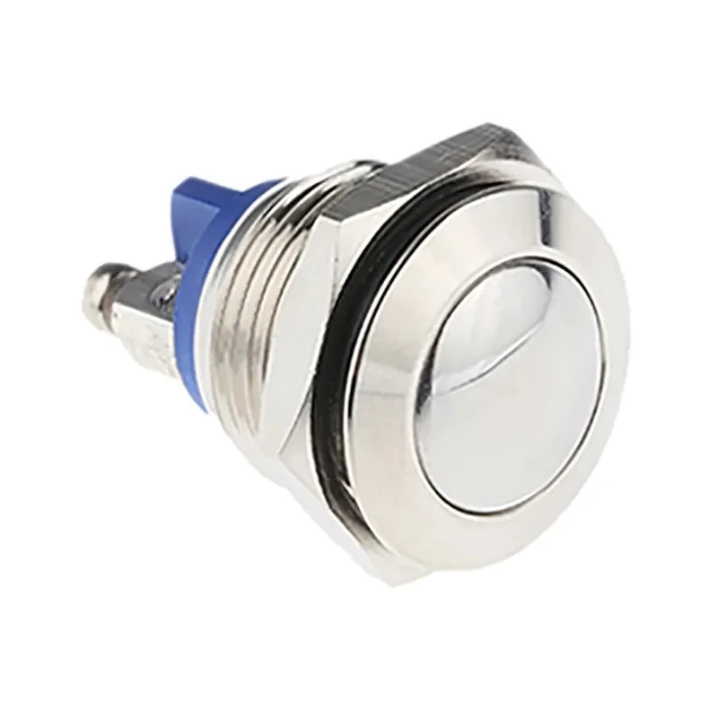 EOZ R Series Push Button Switch Momentary Panel Mount 16.2 mm Cutout SPST IP65 48 V dc 250 V ac R16DFNSTAG