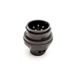 Amphenol Industrial Circular Connector 4 Contacts Panel Mount Plug Male/Female IP65 Ecomate 