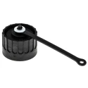 Amphenol Industrial Ecomate M Female Dust Cap IP65 Rated with Gold Plated and Silver Plated Finish Nylon IP65