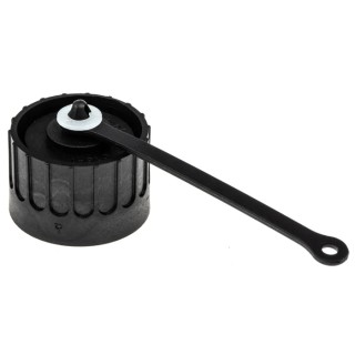 Amphenol Industrial Ecomate M Female Dust Cap IP65 Rated with Gold Plated and Silver Plated Finish Nylon IP65