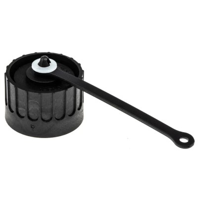 Amphenol Industrial Ecomate M Female Dust Cap IP65 Rated with Gold Plated and Silver Plated Finish Nylon IP65