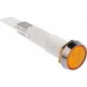 Arcolectric (Bulgin) Ltd Indicator 27 Series Orange, 24V, 22mA, Solder Tab Termination, Panel Mount, Flush Bezel C027500FAM