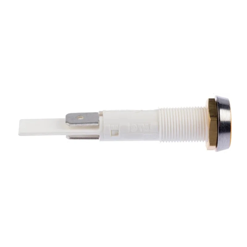 Arcolectric (Bulgin) Ltd Indicator 27 Series Orange, 24V, 22mA, Solder Tab Termination, Panel Mount, Flush Bezel C027500FAM