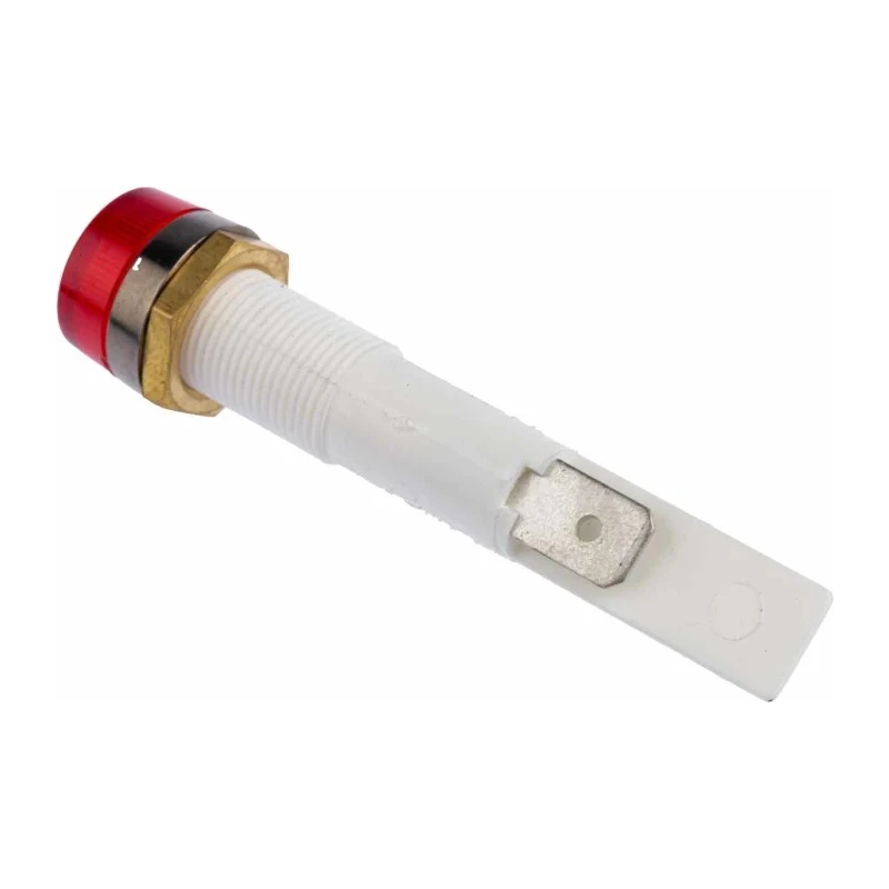 Arcolectric (Bulgin) Ltd 0277 Series Red Panel Mount Indicator, 24V, 22mA, Solder Tab Termination, IP67 C027700FAG