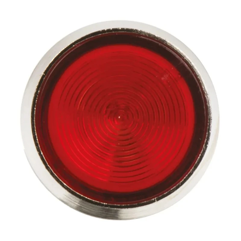 Arcolectric (Bulgin) Ltd 0275 Series Red Panel Mount Indicator, 110V AC, Solder Tab Termination, IP67, Flush C027500NBA