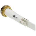 Arcolectric (Bulgin) Ltd 0275 Series Red Panel Mount Indicator, 110V AC, Solder Tab Termination, IP67, Flush C027500NBA