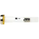 Arcolectric (Bulgin) Ltd 0275 Series Red Panel Mount Indicator, 110V AC, Solder Tab Termination, IP67, Flush C027500NBA
