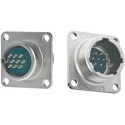 JAE Circular Connector Miniature Panel Mount Plug 3 Contacts 10A 250, 350V Aluminium Alloy SRCN2A13-3P