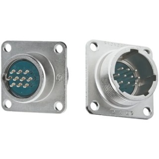 JAE Circular Connector Miniature Panel Mount Plug 3 Contacts 10A 250, 350V Aluminium Alloy SRCN2A13-3P