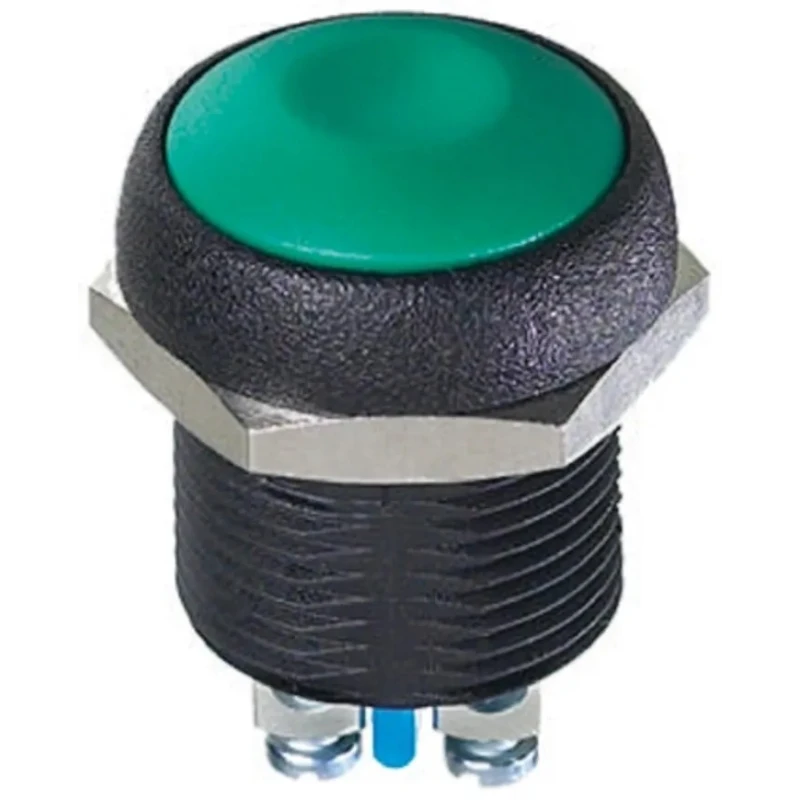APEM IR Series Momentary Push Button Switch Panel Mount 14.8 mm Cutout SPST IP67 48V dc IRR3V252