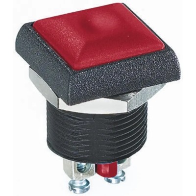 APEM IR Series Momentary Push Button Switch, Panel Mount, 14.8 mm Cutout, SPST, IP67, 48 V dc IRC3V262