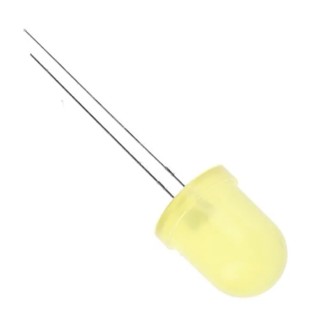 Kingbright 10 mm Yellow Through Hole LED 2.1 V 140mA Forward Current Diffused Lens L-813YD