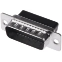 Amphenol Communications Solutions D-Sub Connector 15 Contacts 3A 250V Steel Housing Straight Cable Male L777RR