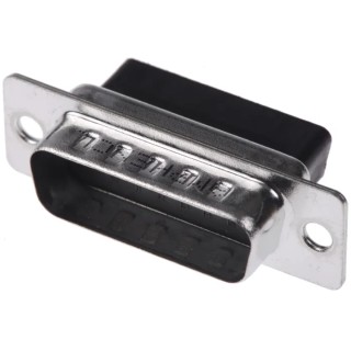 Amphenol Communications Solutions D-Sub Connector 15 Contacts 3A 250V Steel Housing Straight Cable Male L777RR