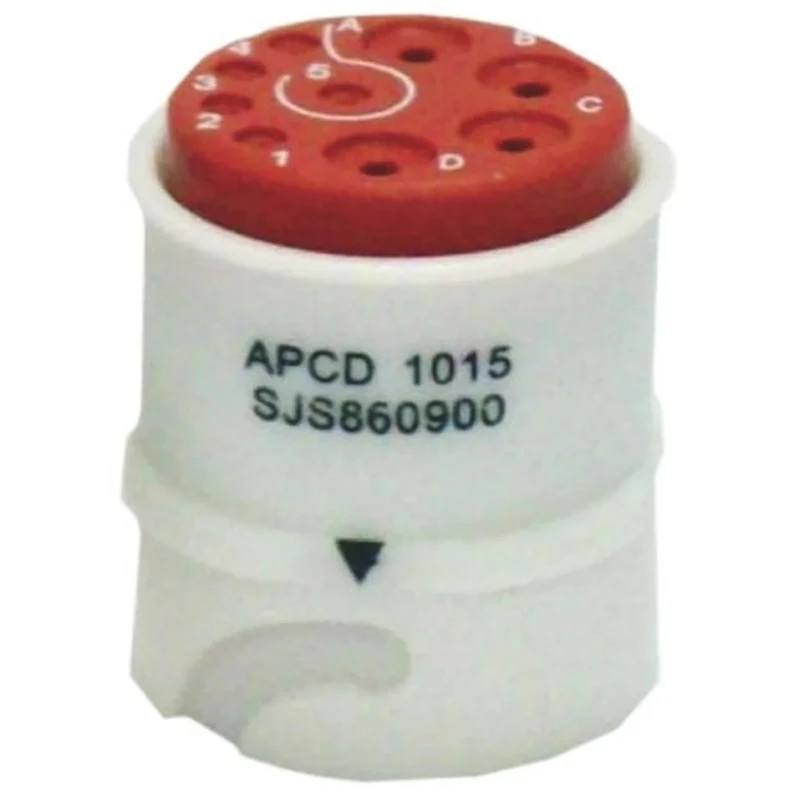 Amphenol PCD US Twist & Lock Stainless Steel Straight 9 Way MIL Spec Circular Connector SJS860900