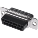 Amphenol Communications Solutions D-Sub Connector 15 Contacts 3A 250V Steel Housing Straight Cable Male L777RR